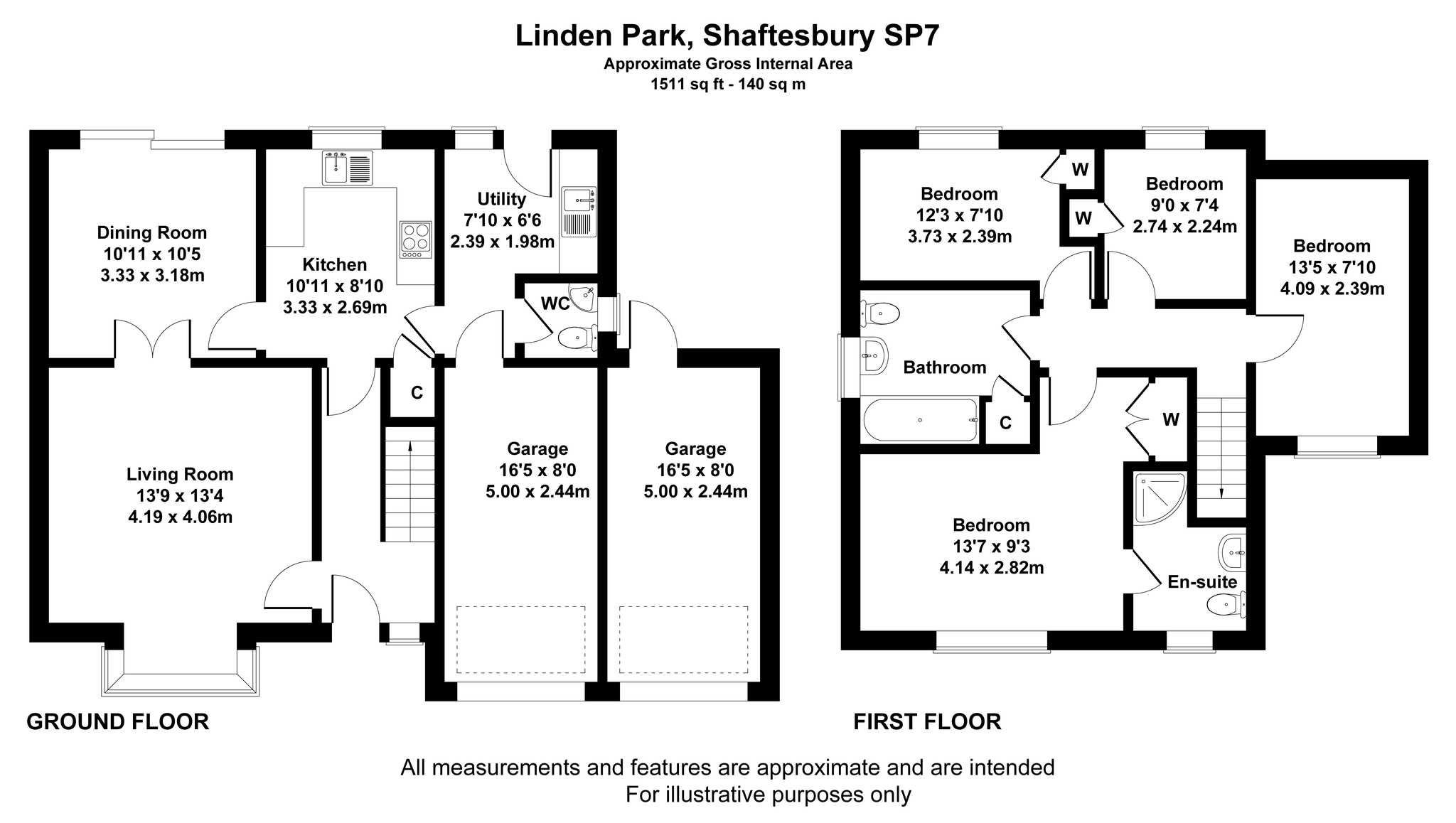 Floorplan for Linden Park, Dorset, Shaftesbury