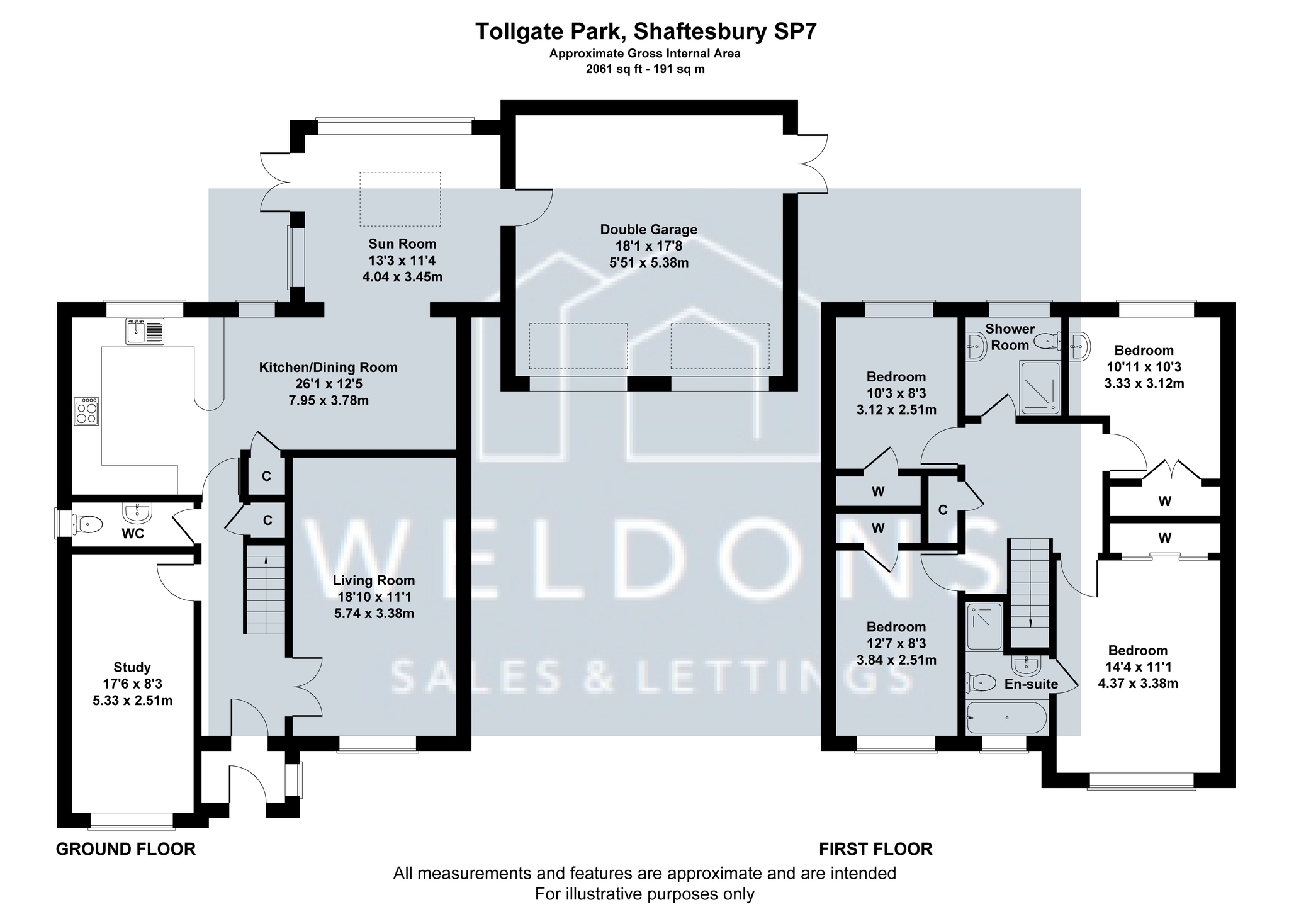 Floorplan for Tollgate Park, Dorset, Shaftesbury
