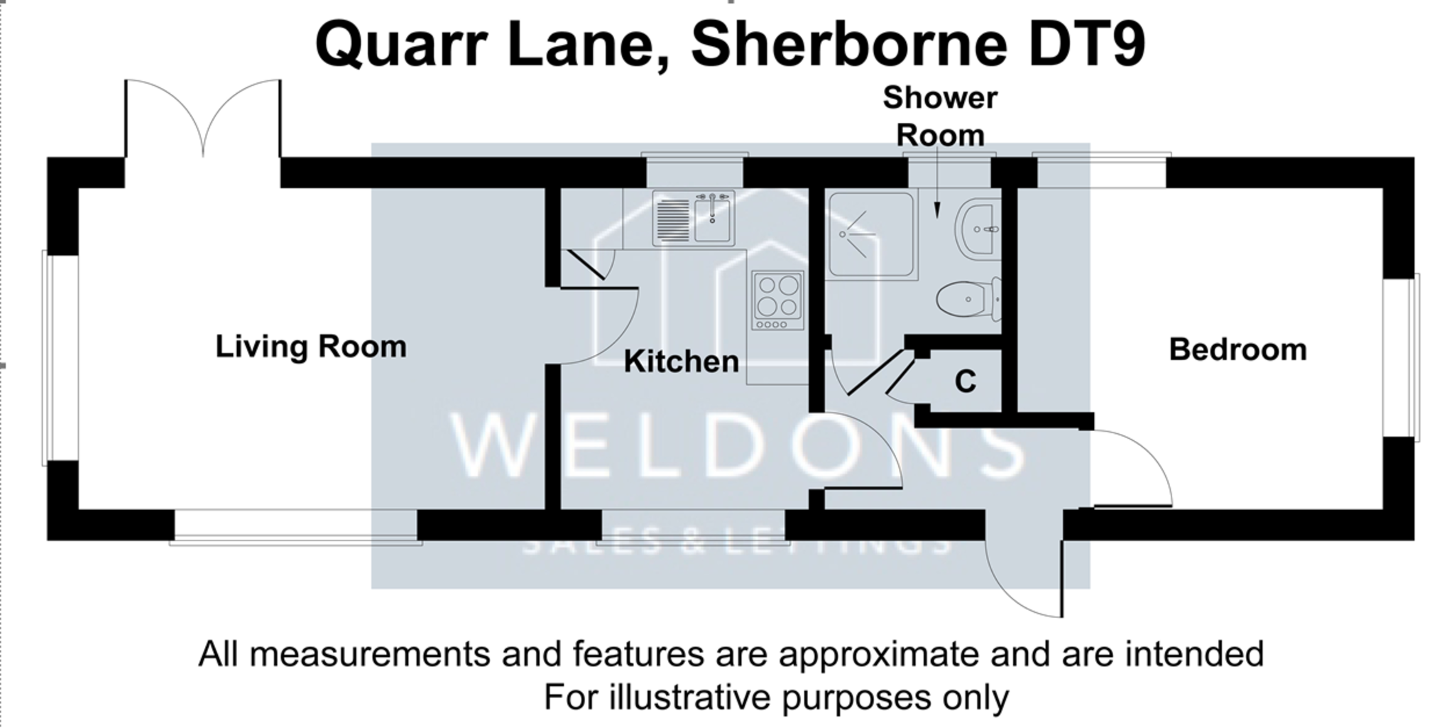 Floorplan for Quarr Lane Park, Quarr Lane, Dorset, Sherborne