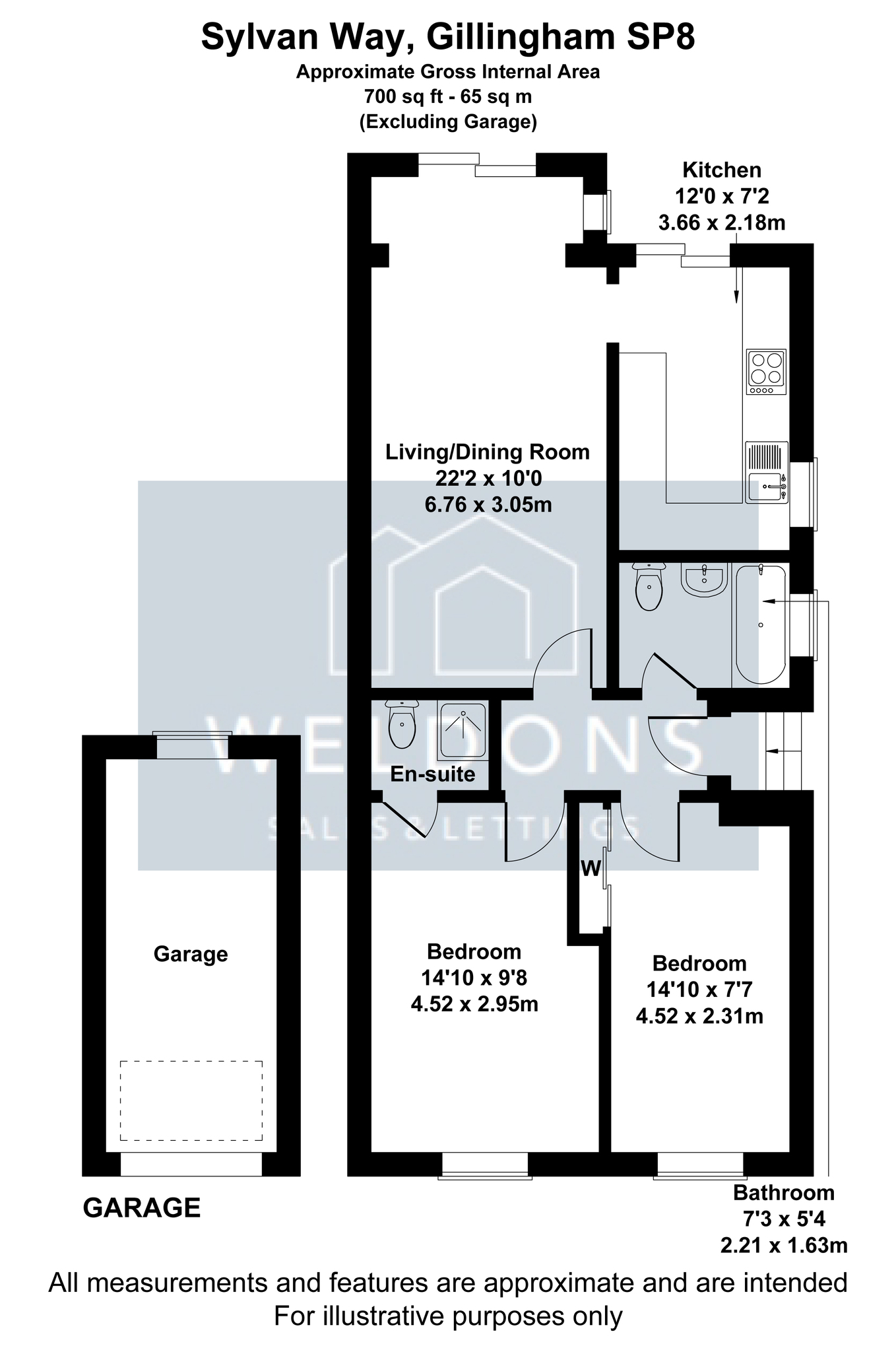 Floorplan for Sylvan Way, Dorset, Gillingham