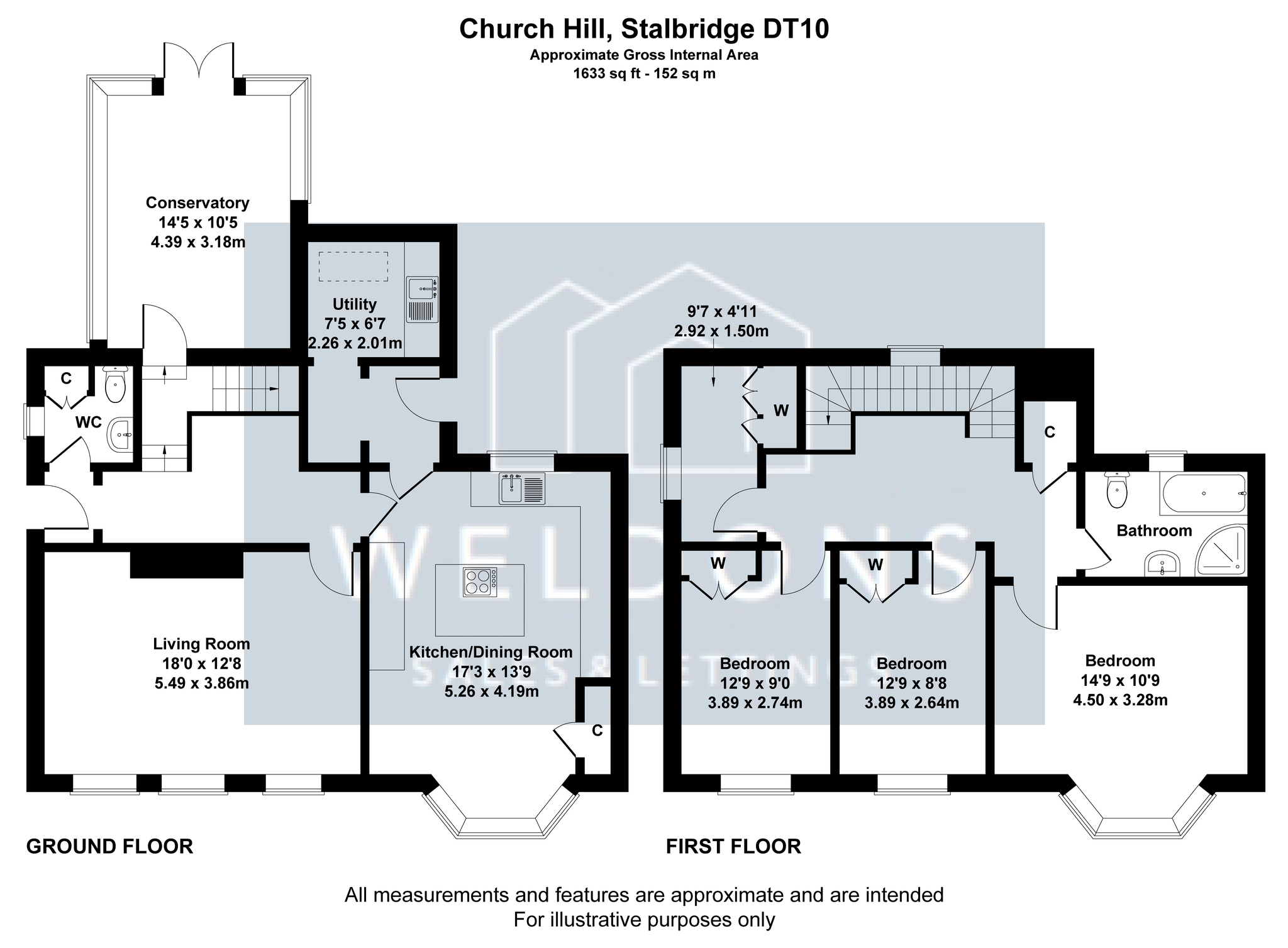 Floorplan for Stalbridge, STURMINSTER NEWTON