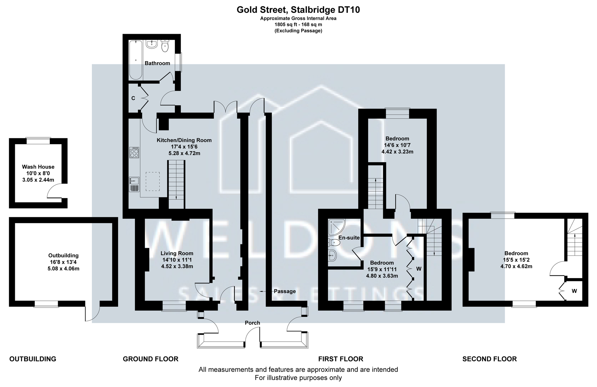 Floorplan for Verandas Gold Street, Stalbridge, STURMINSTER NEWTON