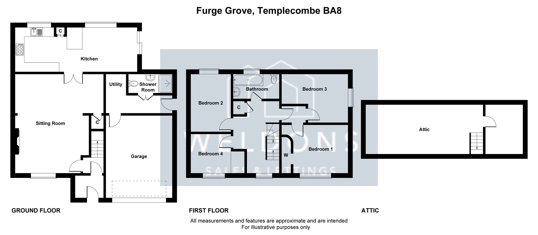 Floorplan for Furge Grove, Henstridge, TEMPLECOMBE