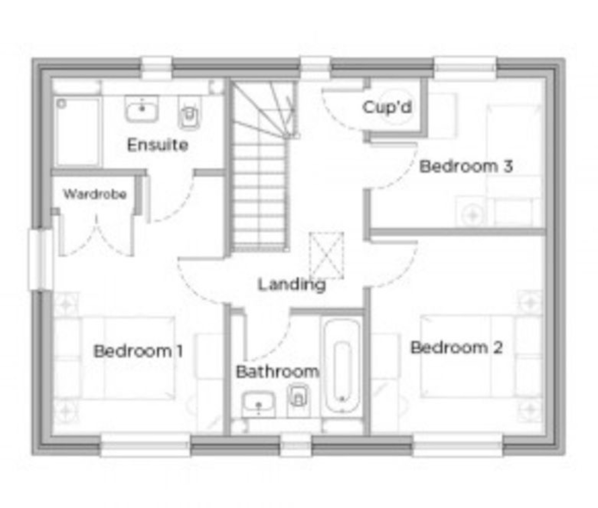 Floorplan for Northfield, Yetminster, Dorset, SHERBORNE