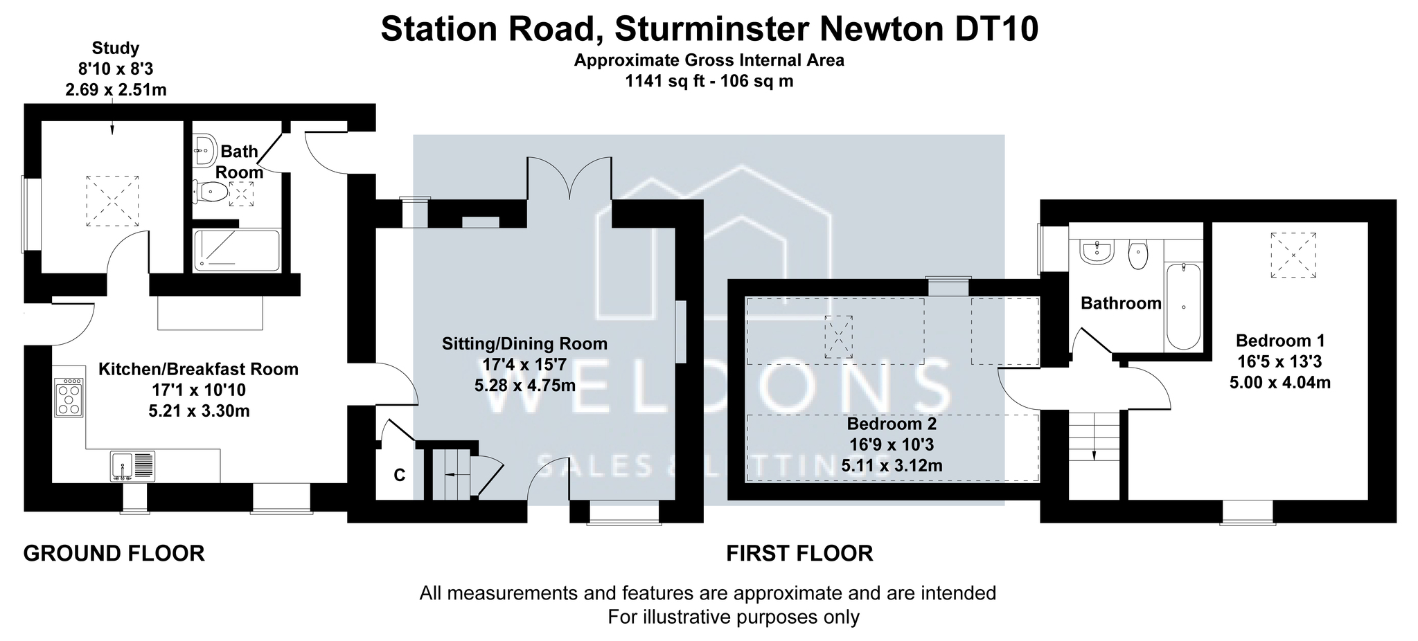Floorplan for Stalbridge, STURMINSTER NEWTON