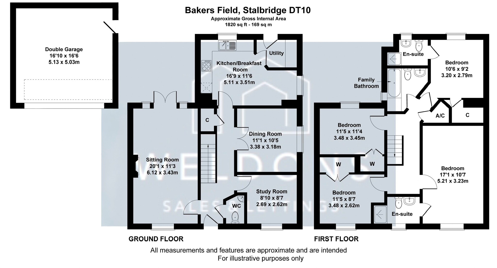 Floorplan for Bakers Field, Stalbridge, STURMINSTER NEWTON