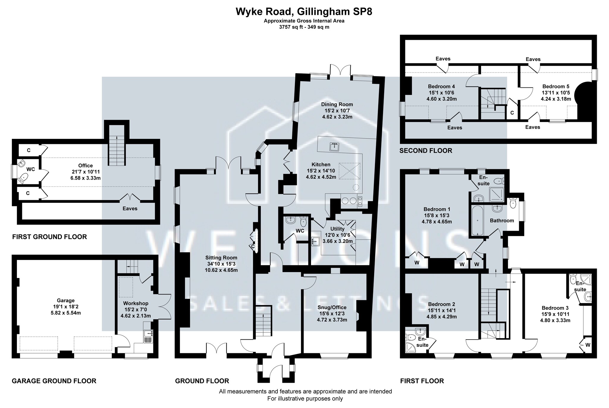 Floorplan for Wyke Road, Dorset, Gillingham