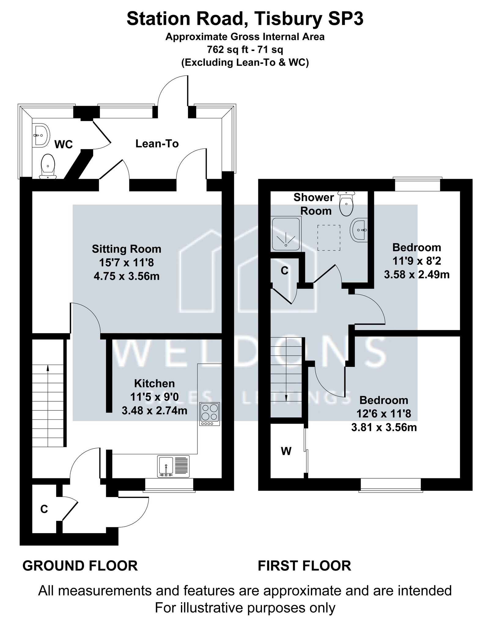 Floorplan for Station Road, Wiltshire, Tisbury