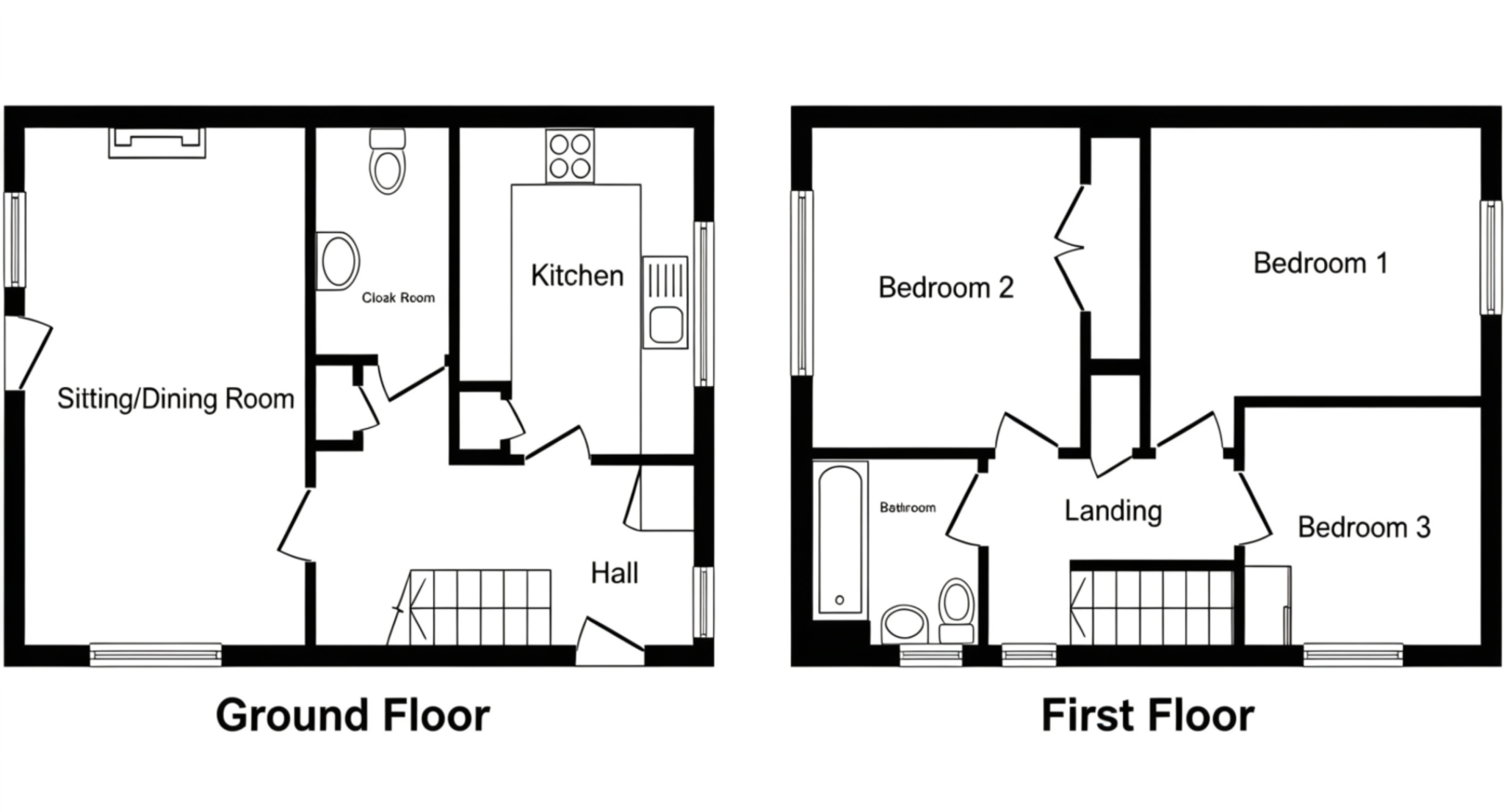 Floorplan for Field Close, Dorset, Sturminster Newton