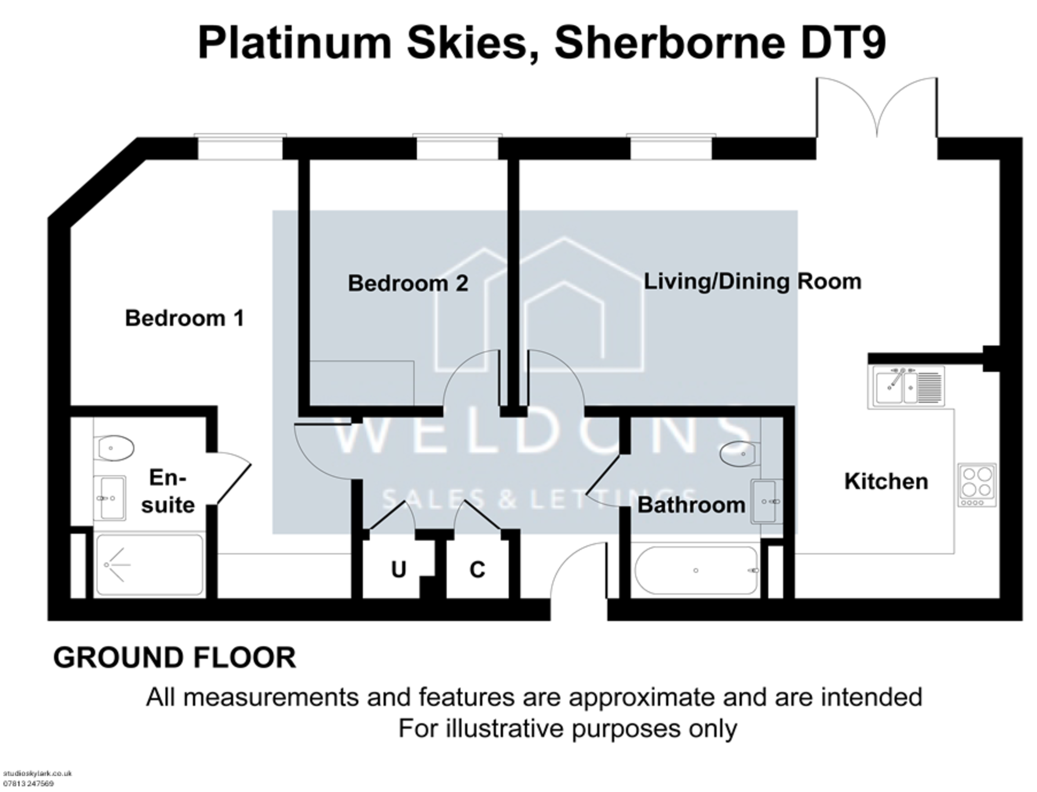 Floorplan for Mulberry House 2 Canon Woods Close, Dorset, SHERBORNE