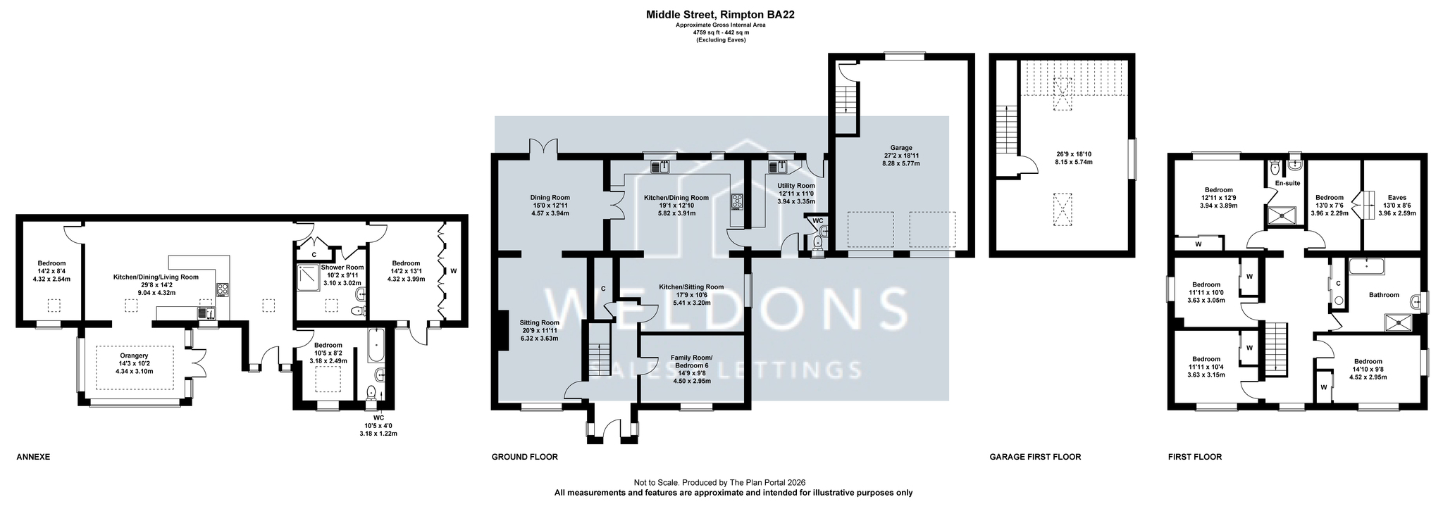 Floorplan for Rimpton, Yeovil
