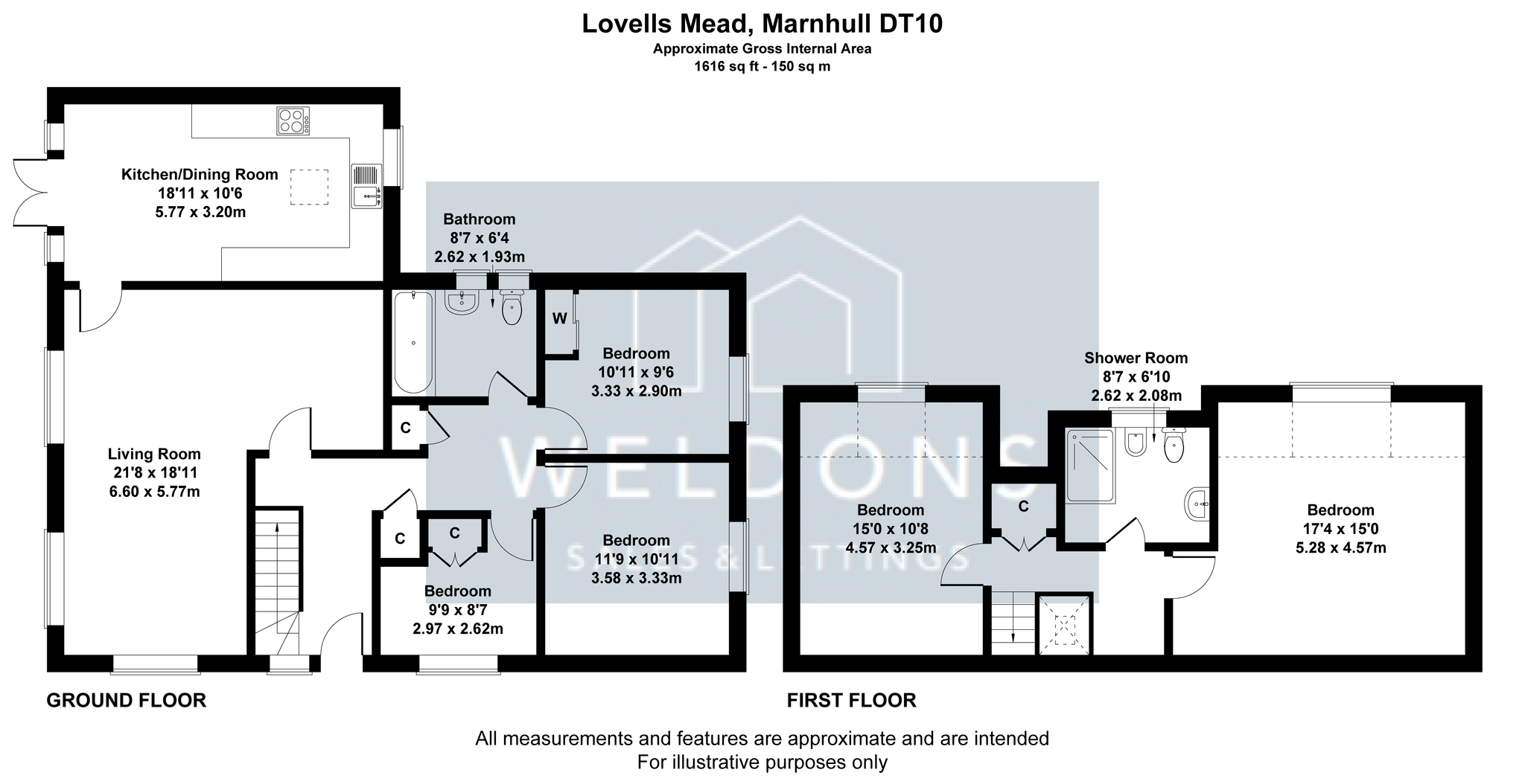 Floorplan for Lovells Mead, Marnhull, STURMINSTER NEWTON