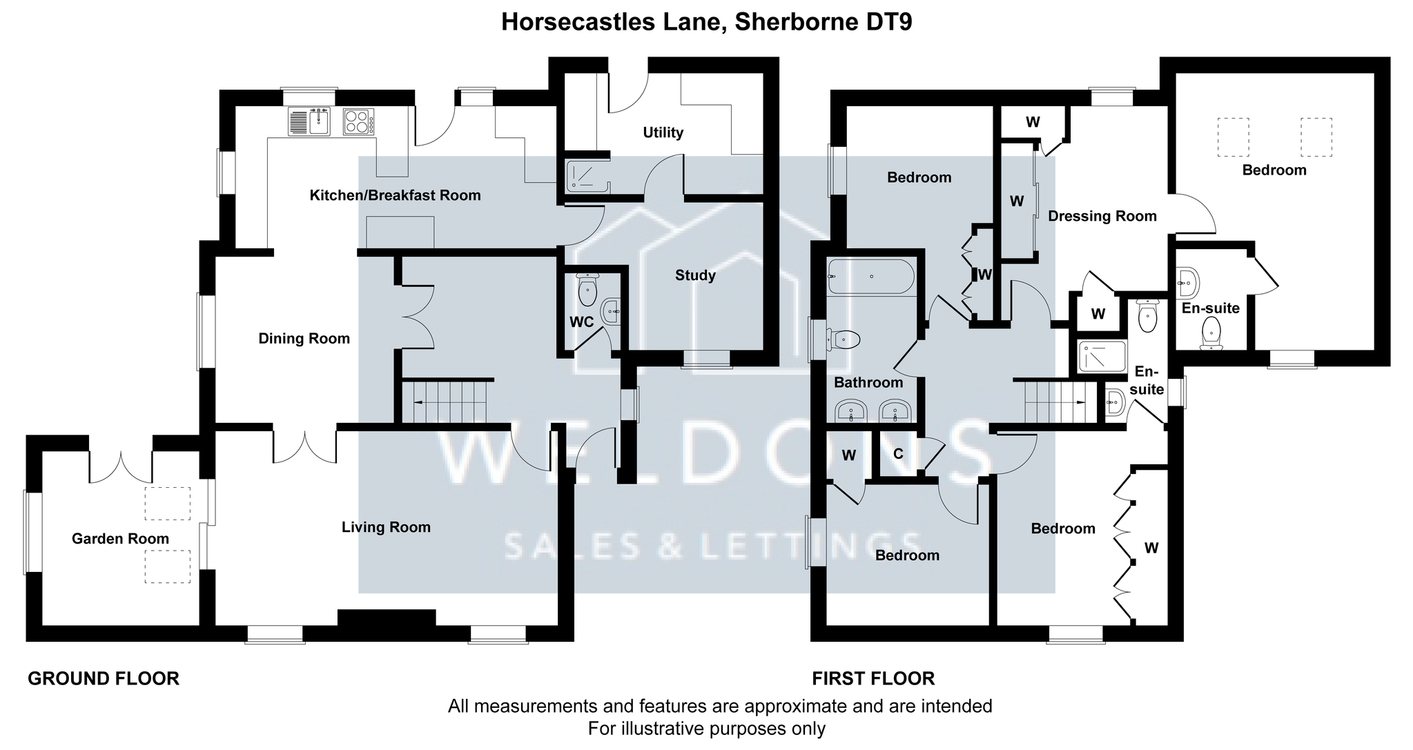 Floorplan for Horsecastles Lane, SHERBORNE