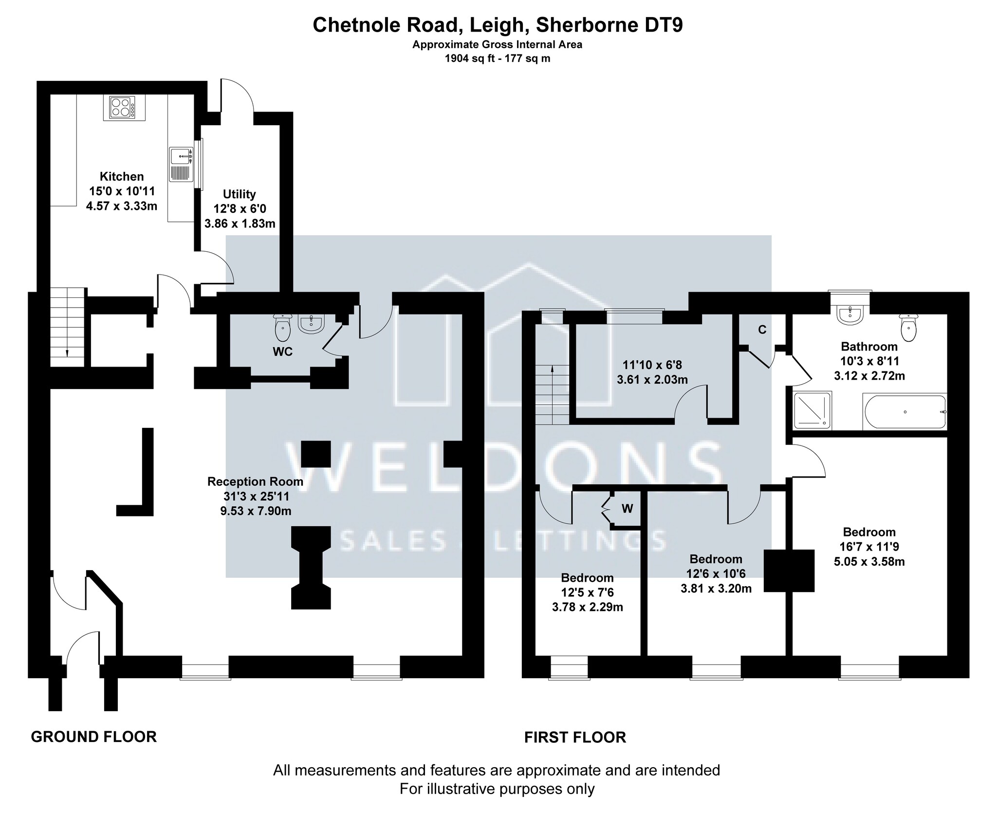 Floorplan for Leigh, Sherborne