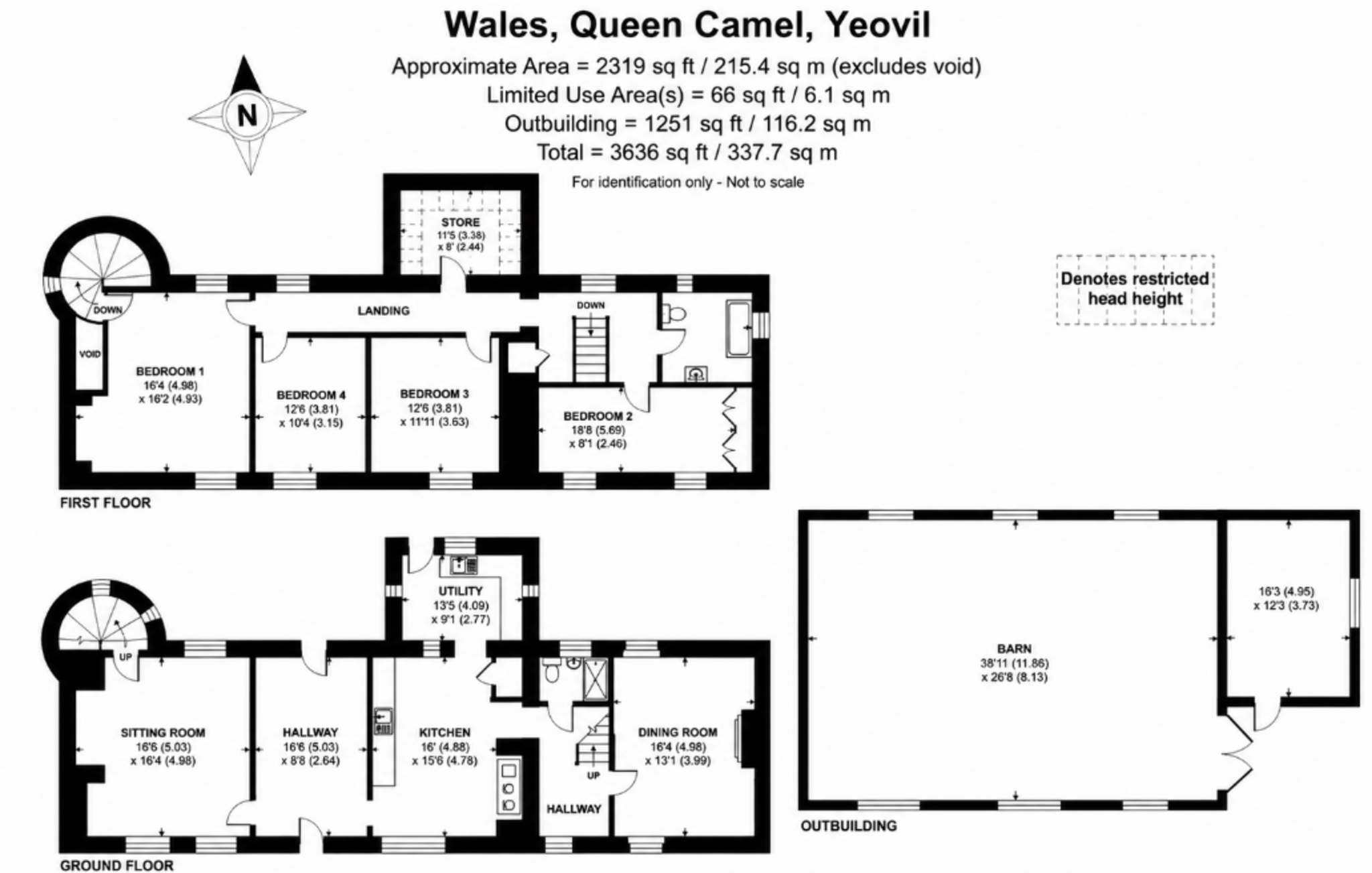 Floorplan for Queen Camel, YEOVIL