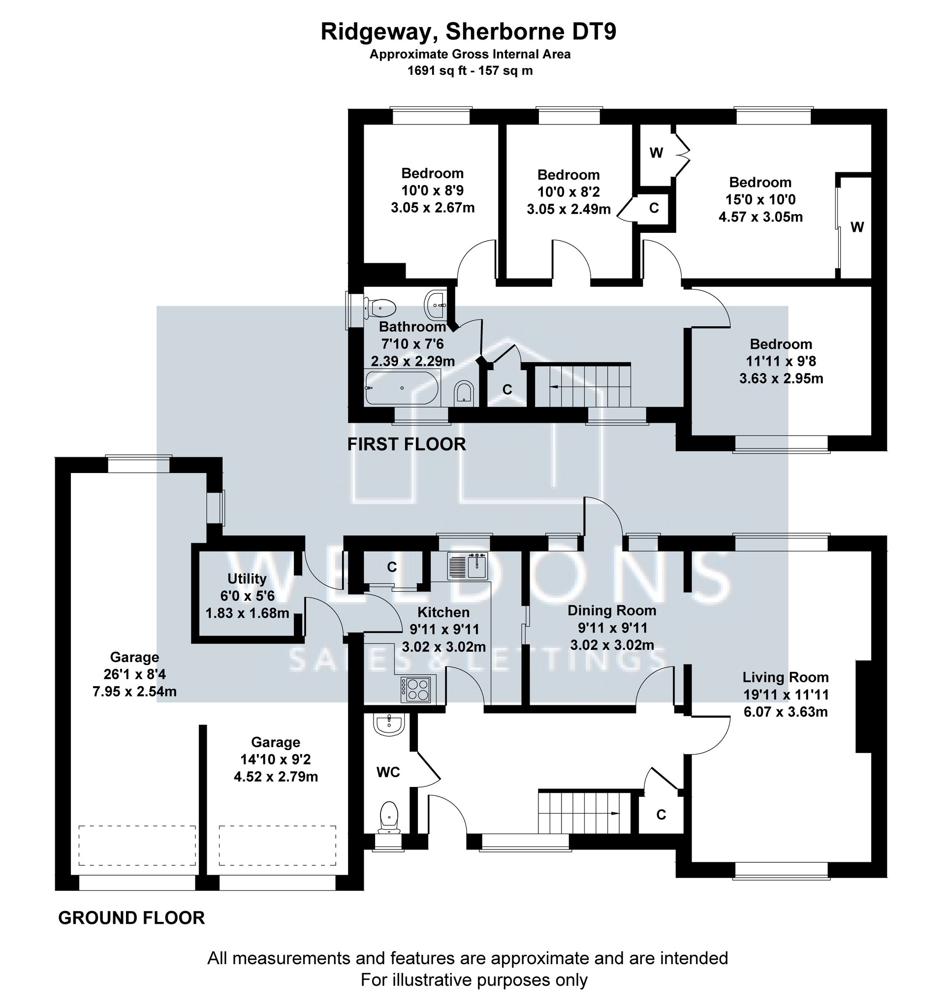 Floorplan for Ridgeway, Dorset, Sherborne