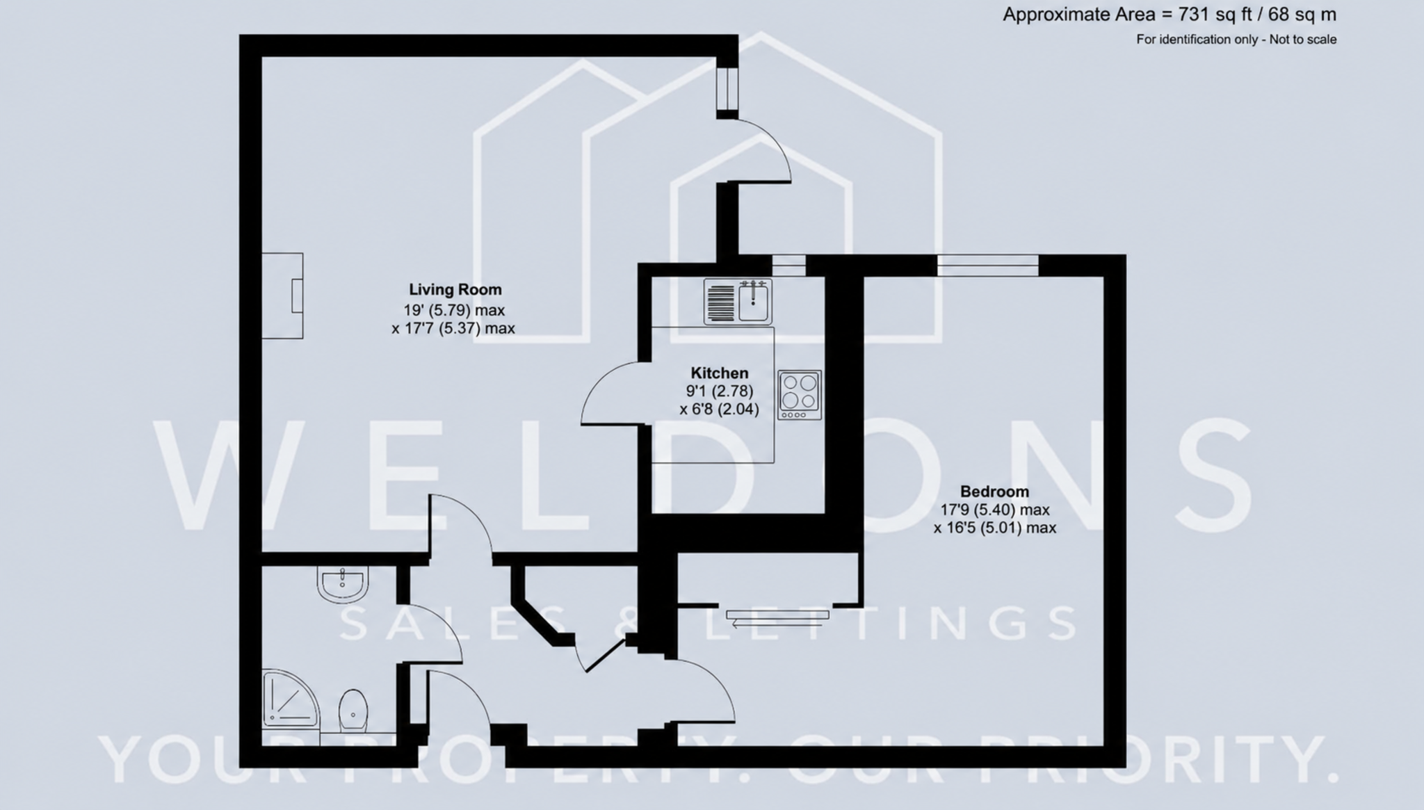 Floorplan for Hardy Lodge, Dorset, Shaftesbury