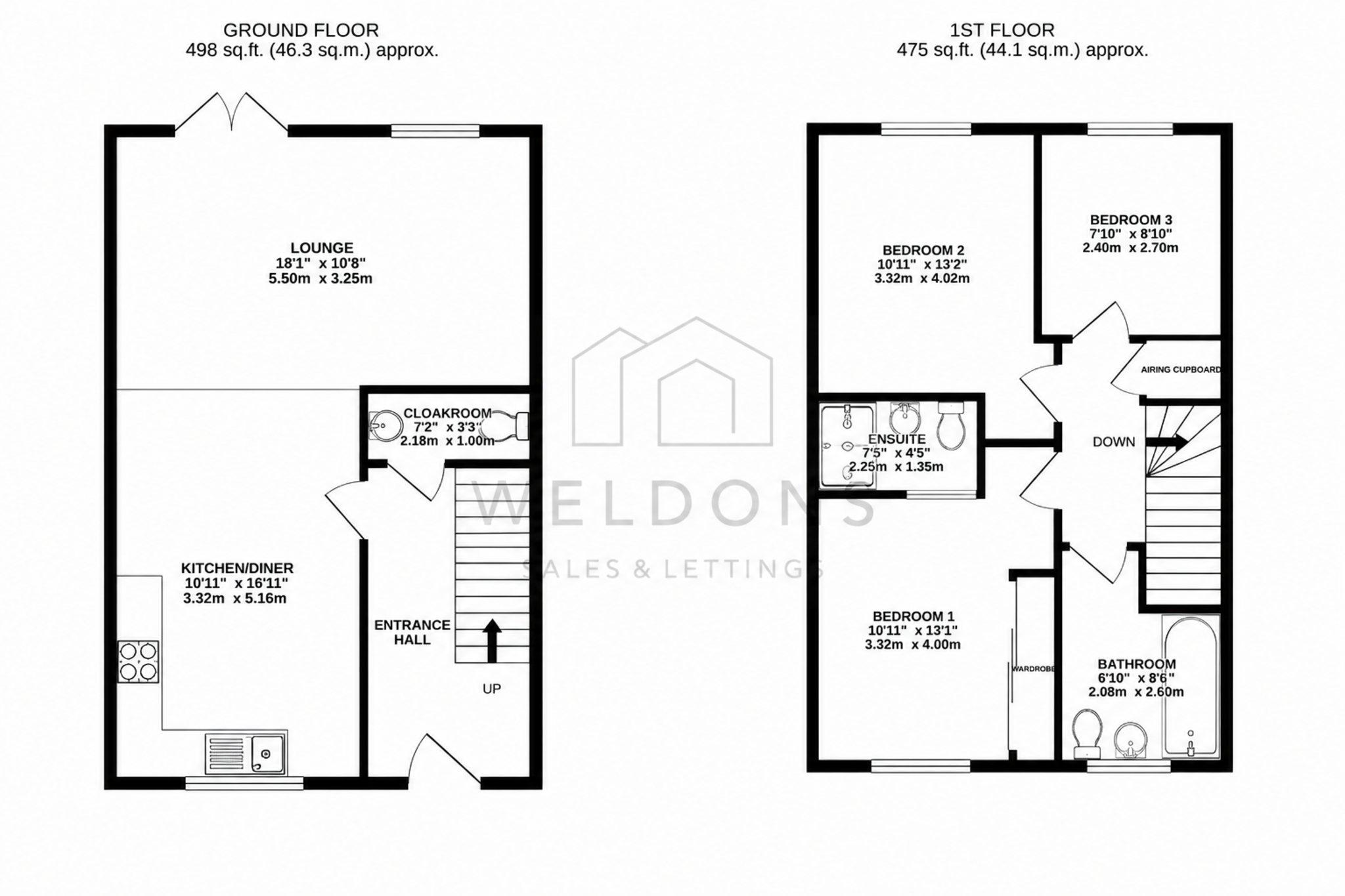 Floorplan for St. Marys Close, Sixpenny Handley, Salisbury