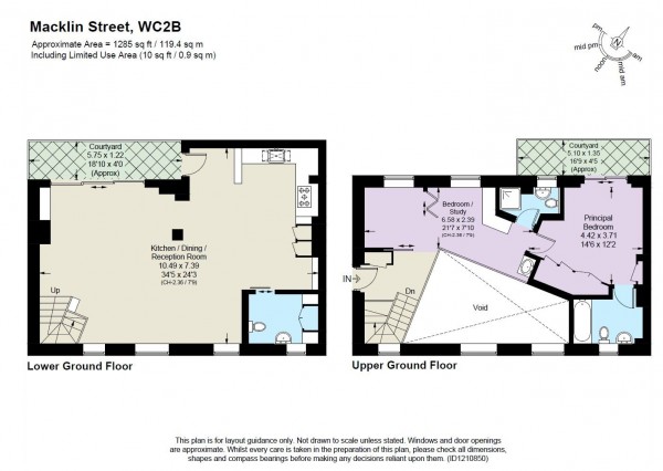 Floorplan for Macklin Street, Covent Garden, WC2B