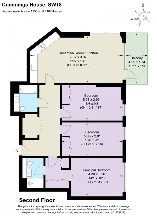 Floorplan for Chivers Passage, Ram Quarter, London