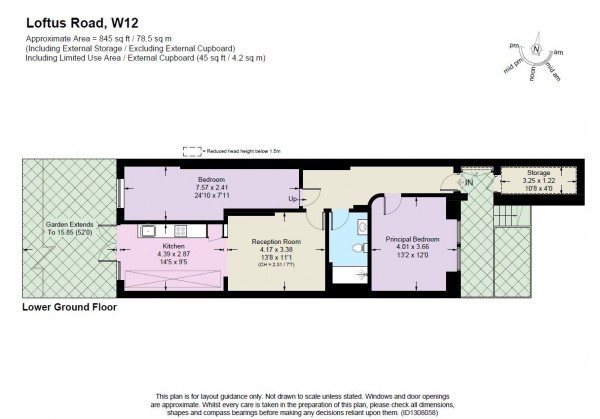 Floorplan for Loftus Road, London, W12 7EH