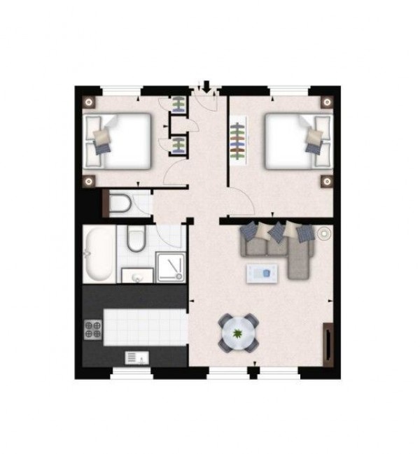 Floorplan for Fulham Road, South Kensington