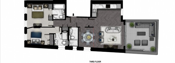 Floorplan for Prince Of Wales Terrace, London, W8 5PQ