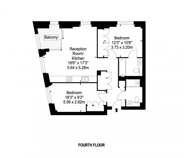 Floorplan for The Residence, Nine Elms