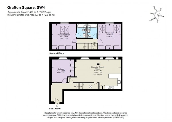 Floorplan for Grafton Square, Clapham Old Town