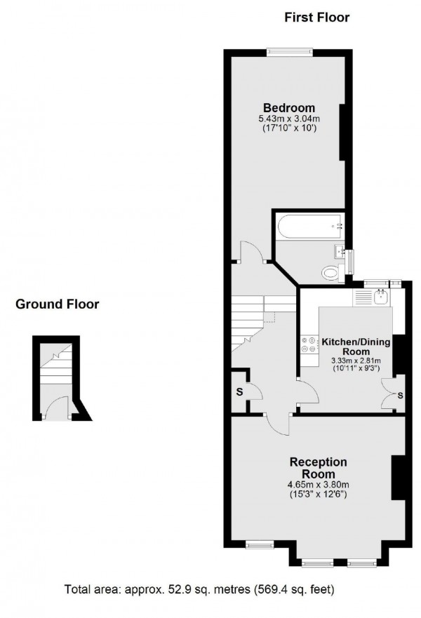 Floorplan for Hiley Road, Kensal Green, NW10